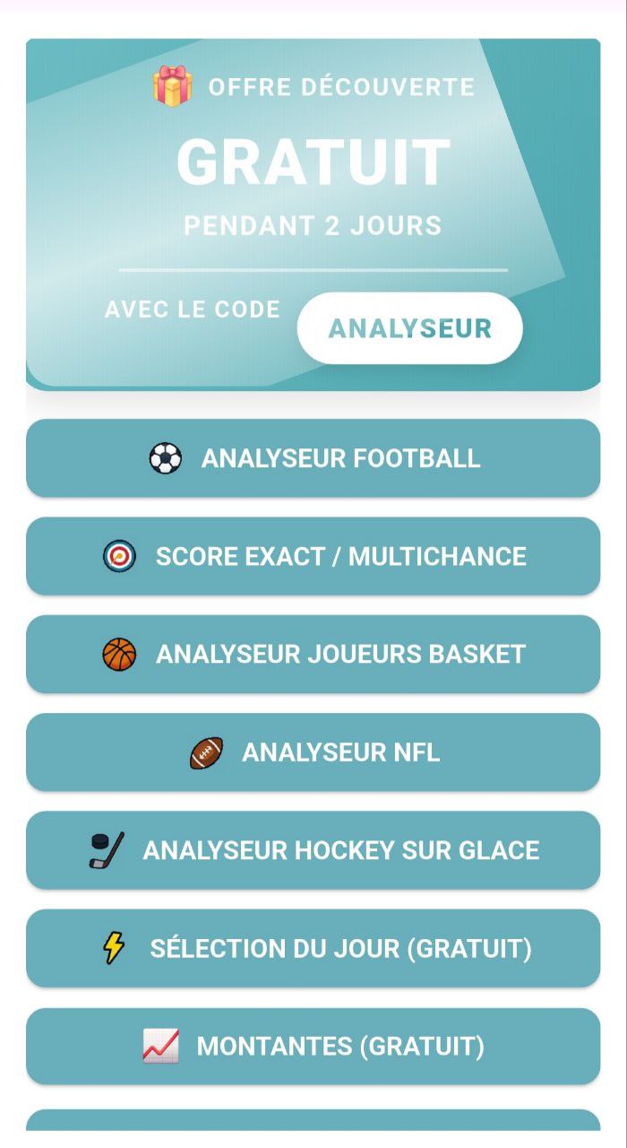 Aperçu des analyseurs Tedam’s – capture 6